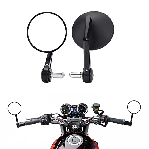 JGANRF Motorrad Spiegel CNC Motorrad Rückspiegel Für Shadow 600 Msx 125 Cb500x Für K1 GSX-R1000 GSX-R600 GSX-R750 von JGANRF