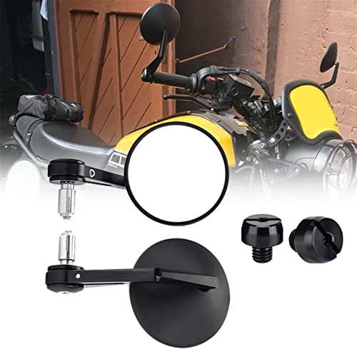 JGANRF Motorrad Spiegel Für Shadow 600 Msx 125 Cb500x Für K1 GSX-R1000 GSX-R600 GSX-R750 CNC Motorrad Rückspiegel von JGANRF