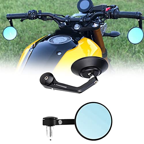 JGANRF Motorradspiegel Lenker Cafe Racer CNC Scooter Crusier Rückspiegel Für SYM Citycom 300 von JGANRF