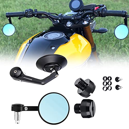 JGANRF Motorradspiegel Lenker Cafe Racer CNC Scooter Crusier Rückspiegel Für SYM Citycom 300 von JGANRF