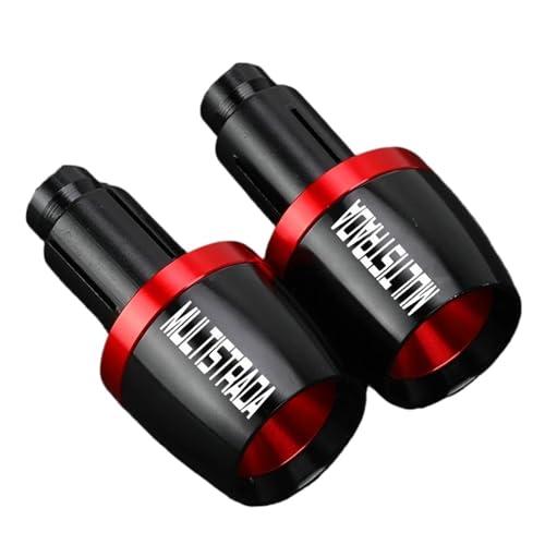 JGANRF Motorradzubehör Lenkergriffe Enden Lenkerkappe Endstopfen Für D&ucati MULTISTRADA 950 1200 1260 S 2010-2023 2011 2012 Zubehör von JGANRF