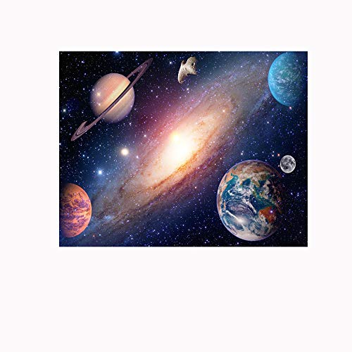 Fototapete Selbstklebend Planet 300x200cm Wandgemälde Wand Dekoration Schlafzimmer Tapete von JGBDFHV