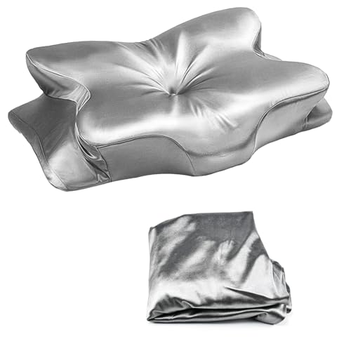 JGCJGG Satin Kissenbezüge für Memory Foam Kissen, Seiden Orthopädisches Kissen Kissenbezug mit Reißverschluss Satin Kopfkissenbezug Kissenhülle für das Nackenstützkissen JK79 (Nur für 63x38x14cm) JGCJGG Satin Kissenbezüge für Memory Foam Kissen, Seiden Orthopädisches Kissen Kissenbezug mit Reißverschluss Satin Kopfkissenbezug Kissenhülle für das Nackenstützkissen JK79 (Nur für 63x38x14cm) von JGCJGG