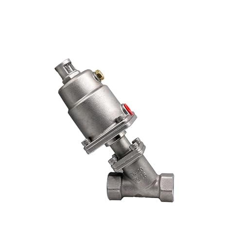 JGGCKNOGG 1/2" 3/4" 1" 2" Zoll pneumatisches Sitzventil aus Edelstahl 16bar for Dampfgas Oi(1/2") von JGGCKNOGG