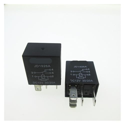 JGGCKNOGG 12 V Relais JD1926A 12 V DC JD1926A JD1926 DC 12 V 12 V 12 V 30 A 5-polig (5 Stück) von JGGCKNOGG