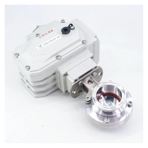 JGGCKNOGG 220V/24V Tri Clamp 1,5" 2" 304 Edelstahl Elektrische Absperrklappe for Homebrew(19x50.5mm,24V) von JGGCKNOGG