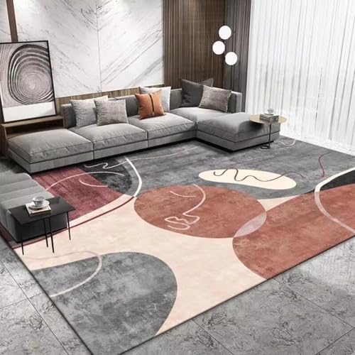 JGGXHM Leichte, luxuriöse, geometrische große Teppiche für Wohnzimmer, Moderne Dekoration, Heim- und Schlafzimmerteppich, weiche, rutschfeste Couchtischmatte 80x120cm JGGXHM Leichte, luxuriöse, geometrische große Teppiche für Wohnzimmer, Moderne Dekoration, Heim- und Schlafzimmerteppich, weiche, rutschfeste Couchtischmatte 80x120cm von JGGXHM