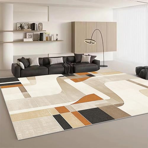 JGGXHM Leichter, luxuriöser, geometrischer großer Wohnzimmerteppich, Moderne Dekoration, für Zuhause, Sofa, Seitenfußmatten, weiche Teppiche für Schlafzimmer 130x190cm JGGXHM Leichter, luxuriöser, geometrischer großer Wohnzimmerteppich, Moderne Dekoration, für Zuhause, Sofa, Seitenfußmatten, weiche Teppiche für Schlafzimmer 130x190cm von JGGXHM