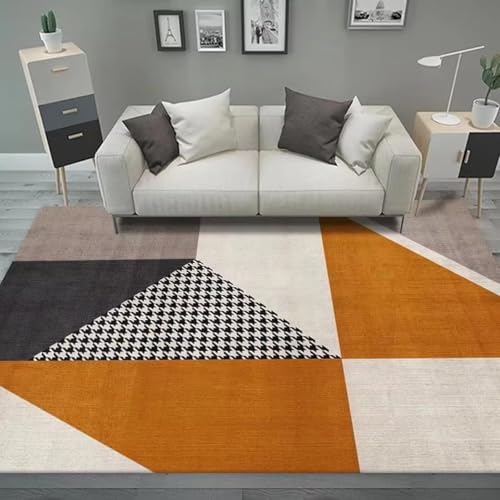 JGGXHM Nordischer Abstrakter Design-Teppich, Wohnzimmer, Moderne Dekoration, Sofabereich, rutschfeste Teppiche, Lounge, waschbare Kaffeetische, Bodenmatte 90x130cm JGGXHM Nordischer Abstrakter Design-Teppich, Wohnzimmer, Moderne Dekoration, Sofabereich, rutschfeste Teppiche, Lounge, waschbare Kaffeetische, Bodenmatte 90x130cm von JGGXHM