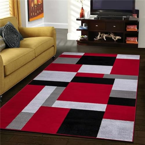JGGXHM Nordischer Teppich für Wohnzimmer, luxuriöse Wohnkultur, Couchtisch, große Teppiche, Schlafzimmer, Bodenmatte, Krabbelteppich für Kinder 90x130cm JGGXHM Nordischer Teppich für Wohnzimmer, luxuriöse Wohnkultur, Couchtisch, große Teppiche, Schlafzimmer, Bodenmatte, Krabbelteppich für Kinder 90x130cm von JGGXHM