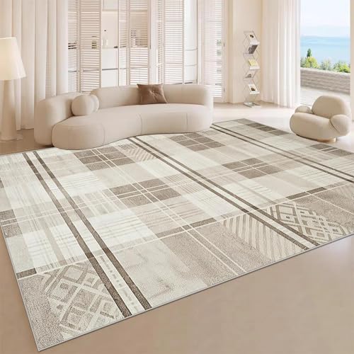 JGGXHM Nordischer Wohnzimmer-Rutschfester Teppich einfacher Stil Raumdekor weicher Teppich saugfähig Balkonteppich Eingangstürmatte 150x180cm von JGGXHM