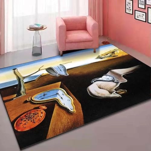 JGGXHM Teppich mit Gemäldemuster von Salvador Dali, für Schlafzimmer, Wohnzimmer, Badezimmer, Fußmatte, Flächenteppich, Teppiche für Wohnzimmer, 180 x 250 cm JGGXHM Teppich mit Gemäldemuster von Salvador Dali, für Schlafzimmer, Wohnzimmer, Badezimmer, Fußmatte, Flächenteppich, Teppiche für Wohnzimmer, 180 x 250 cm von JGGXHM