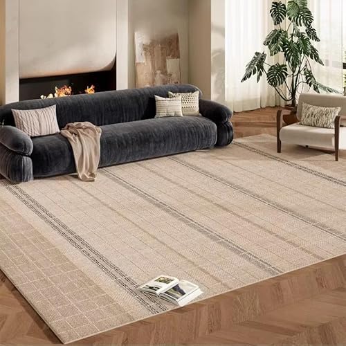 JGGXHM Teppich zur Wohnzimmerdekoration im Retro-Stil, großer Teppich für Schlafzimmer, Plüsch-Lounge-Bodenmatte, weicher Garderobenteppich (70 x 140 cm) von JGGXHM