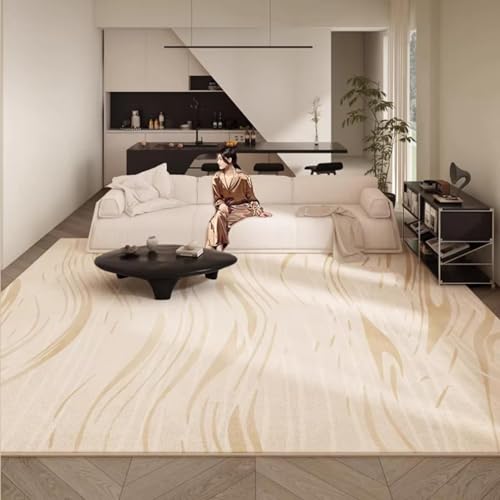 JGGXHM Wohnzimmer-Dekorationsteppich im französischen Stil, waschbar, rutschfest, Garderoben-Bodenmatte, große Teppiche für Schlafzimmer, Lounge-Teppich 150x180cm JGGXHM Wohnzimmer-Dekorationsteppich im französischen Stil, waschbar, rutschfest, Garderoben-Bodenmatte, große Teppiche für Schlafzimmer, Lounge-Teppich 150x180cm von JGGXHM
