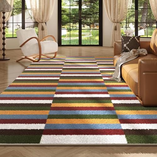 JGGXHM Wohnzimmerdekoration im amerikanischen Stil, Retro-Teppich, rutschfeste Lounge-Matte, große Teppiche für Schlafzimmer, Arbeitszimmer, waschbar 70x120cm JGGXHM Wohnzimmerdekoration im amerikanischen Stil, Retro-Teppich, rutschfeste Lounge-Matte, große Teppiche für Schlafzimmer, Arbeitszimmer, waschbar 70x120cm von JGGXHM