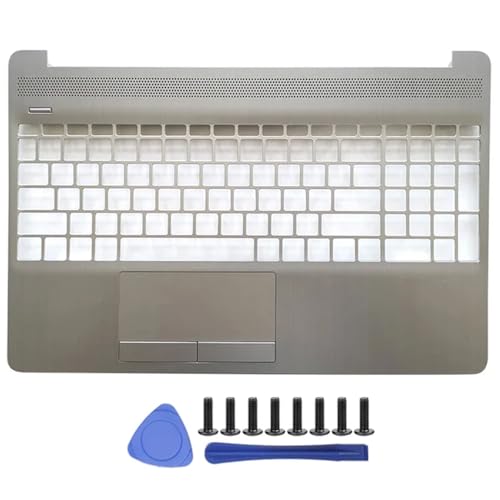 JGHFReW 15S-DU 15S-DY 15-DW 15-DU0048TU Laptop-Ersatzteile mit TPN-C139 L52012-001 Beinhaltet LCD-Rückenabdeckungsscharnern Palmrest Bottom Case im Silber(NO Keyboard C) von JGHFReW