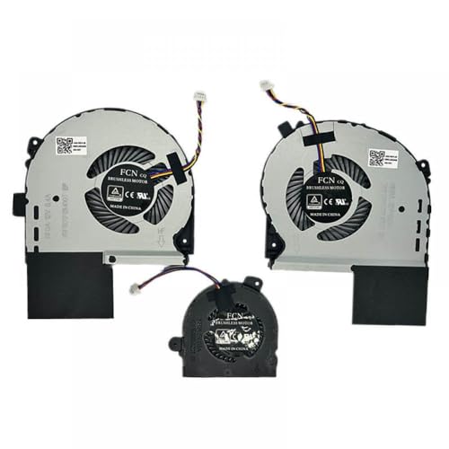 JGHFReW CPU -Kühllüfter kompatibel mit Laptops -Modellen GL703GS GL703GM S7BM SS7B GL703 GL703G GL703GI GL703VI -Ersatzteil(3 PCS Fan) von JGHFReW