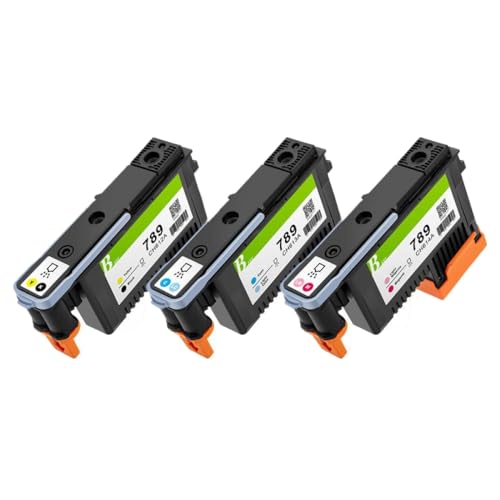 JGHFReW Druckkopf Kompatibel mit 789 DesignJet CH612A CH613A CH614A Kompatibel mit DesignJet L25500 Drucker BK Y C M LM(1PC - M and LM) von JGHFReW