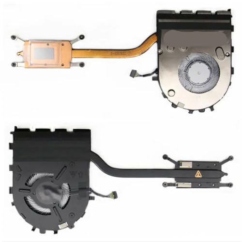 JGHFReW Ersatz -CPU -Kühllüfterheizkühlung Kompatibel mit Laptop -kompatibel mit E14 Gen 1 E15 -Modellen mit integrierter Grafik Teilenummer 5H40S72907(E15 Gen 1) von JGHFReW