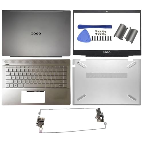 JGHFReW Ersatz-Laptop-Rahmenkoffer mit 14-CE-TPN-Q217 L19174-001 Kompatibel(ABCD SET2) von JGHFReW