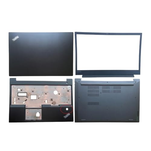 JGHFReW ErsatzlCD -Rückzugabdeckung Vorderer Benzin Palmrest Upper Keyboard Base Basis Gehäuse Teil mit E580 E585 Laptop -Hülle kompatibel(4 Covers) von JGHFReW
