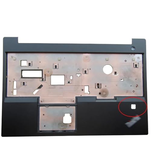 JGHFReW ErsatzlCD -Rückzugabdeckung Vorderer Benzin Palmrest Upper Keyboard Base Basis Gehäuse Teil mit E580 E585 Laptop -Hülle kompatibel(Black Palmrest) von JGHFReW