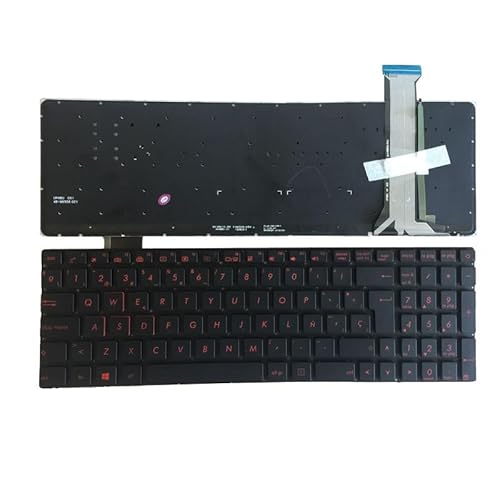 JGHFReW G552 G552V G552VW G552VX FZ50JX GL752VW GL742VW SP -Laptop -Tastatur Ersatzkompatibel mit spanischer Layout von JGHFReW