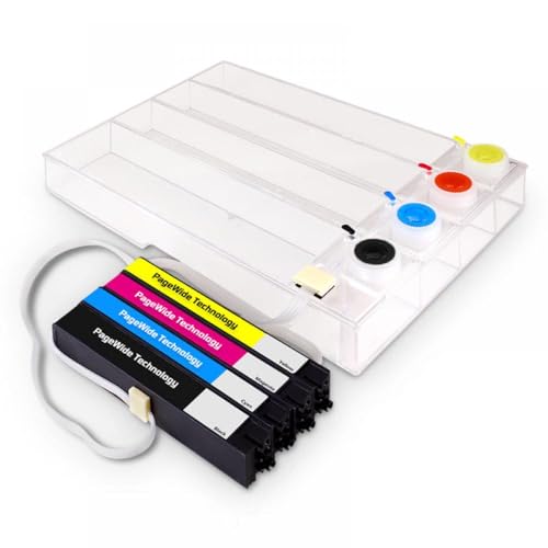 JGHFReW Kontinuierliches Tintenversorgungssystem Kompatibel mit kompatible 972X 973X 974X 975X 972 973 974 975 990 991 992 993 990X 991X 992X 993X ohne Chips(972X 973X 974X 975X) von JGHFReW