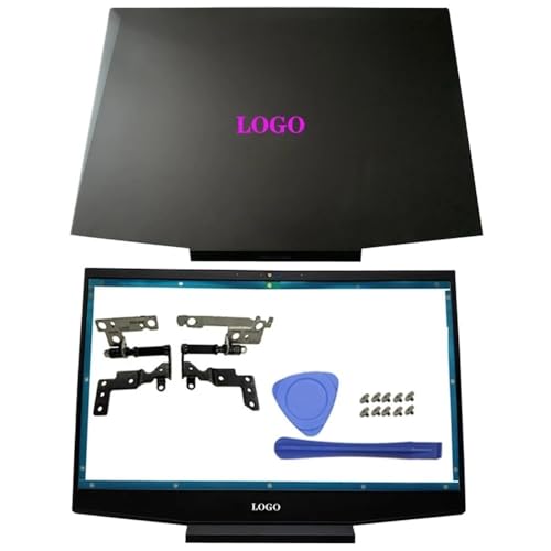JGHFReW LCD-Rückzugabdeckung vordere Letzscharniere Palmrest Bottom Case kompatibel mit 15-DK-Laptop-Modellnummern L56914-001 L57593-001 L65255-001 Ersatzteile(AB Hinges) von JGHFReW