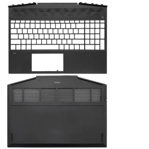 JGHFReW LCD-Rückzugabdeckung vordere Letzscharniere Palmrest Bottom Case kompatibel mit 15-DK-Laptop-Modellnummern L56914-001 L57593-001 L65255-001 Ersatzteile(NO Keyboard CD) von JGHFReW
