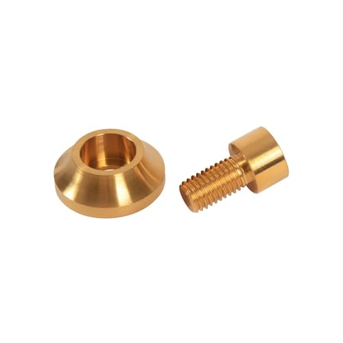 JGHFReW Motorrad -Frontachse -Waschmaschine und Bolzenset Kompatibel mit K75 K100 K1 -Modelle, die mit Stilbikes kompatibel sind(Gold) von JGHFReW