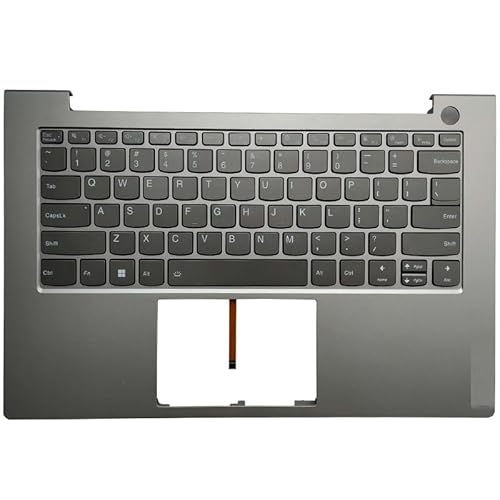 JGHFReW Tastatur mit Palmrest Upper Cover Hintergrundbeleuchtung kompatibel Kompatibel mit 14 G2 ITL 14 G2 sind 14 G3 ACL 14 G3 ITL US -Laptop -Ersatzteil von JGHFReW