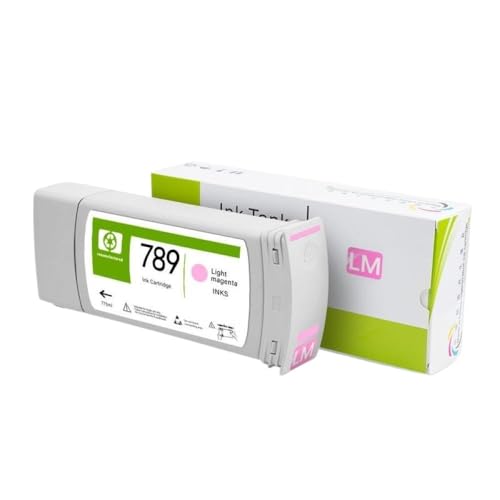 JGHFReW Tintenpatrone 789 Ersatz gefüllt mit Latextinte Kompatibel mit Designjet L25500 Drucker 775 ml(1PC - Light Magenta) von JGHFReW