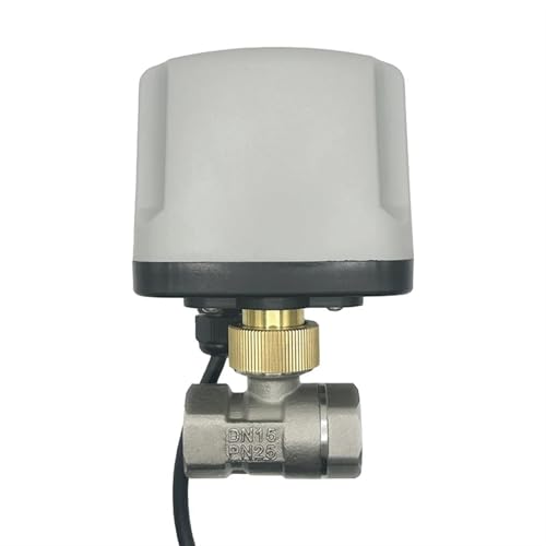 1/2 Zoll 304 Edelstahl Motorisiertes Kugelventil 3-Draht 2 Steuerung Elektrisches Kugelventil 1St(220VAC_CR02) von JGODGQPM