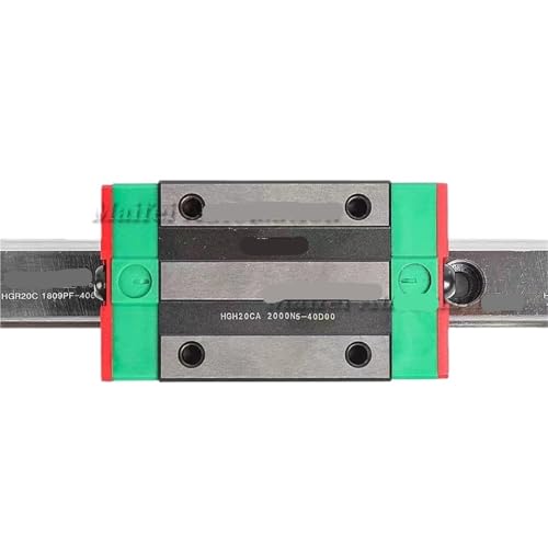 1 Stück HGH20HA HGH25HA Linearblock + 1 Stück Linearschiene 100 mm-1000 mm(HGH20HA,300mm) von JGODGQPM
