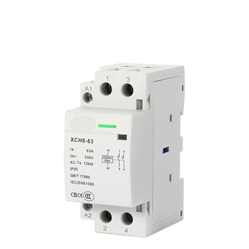 1Pcs 2P Din-schiene Modulare XCH8-63 Ac Schütz 32A/40A/63A 220V 50/60HZ 1NO 1NC 2NO 2NC(32A 2NO) von JGODGQPM
