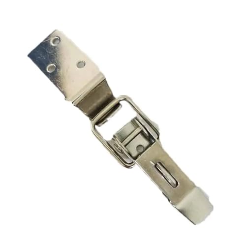 1Pcs Edelstahl Schrank Haspe Latch Frühling Geladen Latch Fang Toggle Clamp Schrank Haspe Latch Industrielle(Iron Nickel Plated) von JGODGQPM