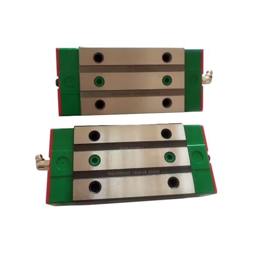 2 Stücke RGH30CA RGH30HA RGW30CC RGW30HC Blöcke + 1 Stücke RG30 Linearführungsschiene Länge 5-700mm(RGH30CAx2PCS,550mm) von JGODGQPM