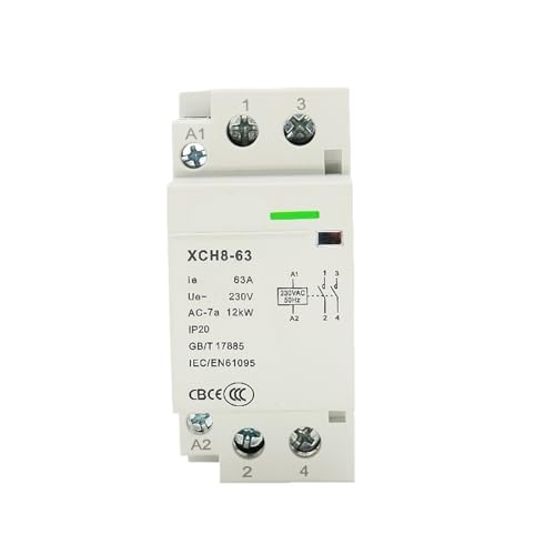 2P 32A/40A/63A Ac Din-Schiene Modularschütz 220V/230V 50/60HZ 1NO 1NC 2NO 2NC 1Pcs(40A 2NO) von JGODGQPM