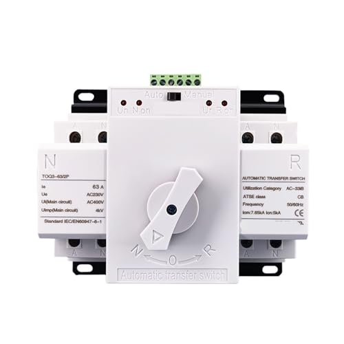 2P 63A 230V MCB Typ Dual Power Automatischer Transferschalter ATS 1Pcs(2 input 2 output) von JGODGQPM
