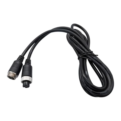 2m GX12 Kabelverbinder 2 Pin 3 Pin 4 Pin Stoßverbindung Verlängerungskabel Stecker auf Buchse M12 5pin 6pin 1Stk(2P) von JGODGQPM