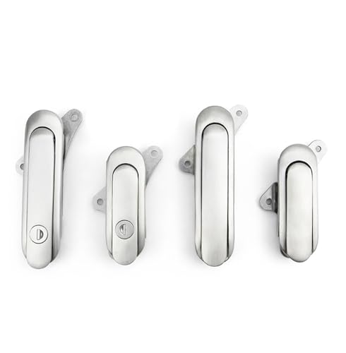 304 Edelstahl AB403 Flache Schloss Verteilung Box Elektrische Steuerung Schrank Schloss 1Pcs(AB402 with key) von JGODGQPM