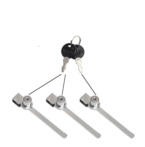 5 gleiche Schlüssel Schiebefenster Glas Schrankschloss mit Schlüssel for Vitrine Möbel Glas Push Tür Hardware Schlösser 1 Stücke 5 gleiche Schlüssel Schiebefenster Glas Schrankschloss mit Schlüssel for Vitrine Möbel Glas Push Tür Hardware Schlösser 1 Stücke von JGODGQPM