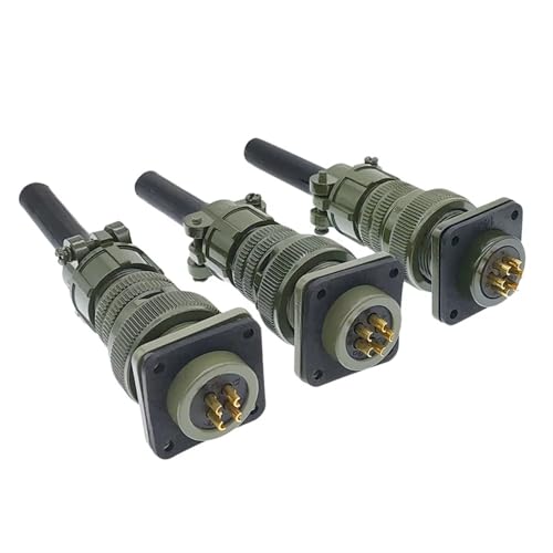 5015 MS3102A MS3106A MS3108A Rundsteckverbinder 14S-2 14S-5 14S-6 Steckdose MIL-C Militärspezifikation Stecker 1St(Plug 3106 14-2P) von JGODGQPM