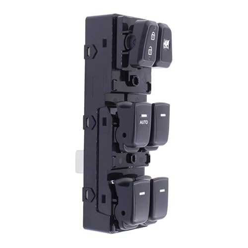 93570-3S000 Vorne Links Fahrer Schwarz Mit Blau Licht Power Fenster Schalter Taste 1Pcs 93570-3S000 Vorne Links Fahrer Schwarz Mit Blau Licht Power Fenster Schalter Taste 1Pcs von JGODGQPM