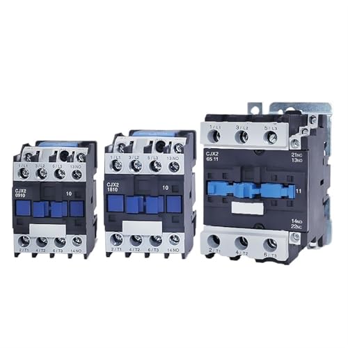 AC-Schütz CJX2-2510 2501 9A NO 3-Phasen-DIN-Schienenmontage Elektrisches Leistungsschütz 1St(CJX2-2510 48V) von JGODGQPM
