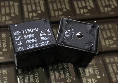 BS-115C BS-115CS BS-115C-B 5VDC/6VDC/12VDC/24VDC (T73C-5V/12V/24V) Relais 5-polig 1 Stück(BS-115C-B 24VDC) von JGODGQPM