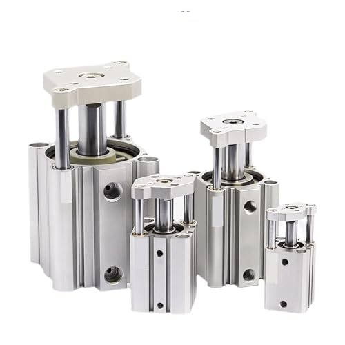 CDQMB12/16 Mit Magnet Doppeltwirkend Führungsstange Kompakte Pneumatische Zylinder 1Pcs(Stroke 25mm,CDQMB16) von JGODGQPM
