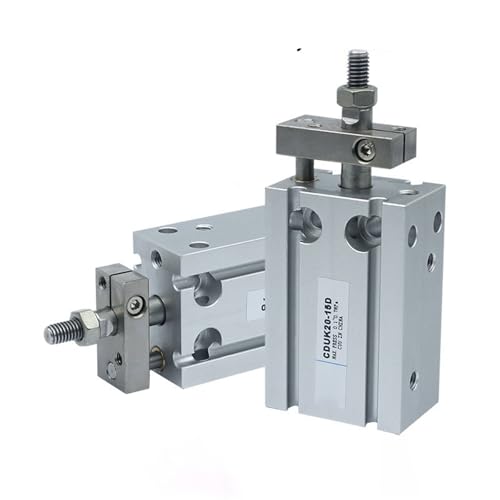 CDUK20/25/32 Doppeltwirkend Eingebauter Magnet CDUK Frei montierter Zylinder Hub 5-50mm 1St(45mm stroke,CDUK32) von JGODGQPM