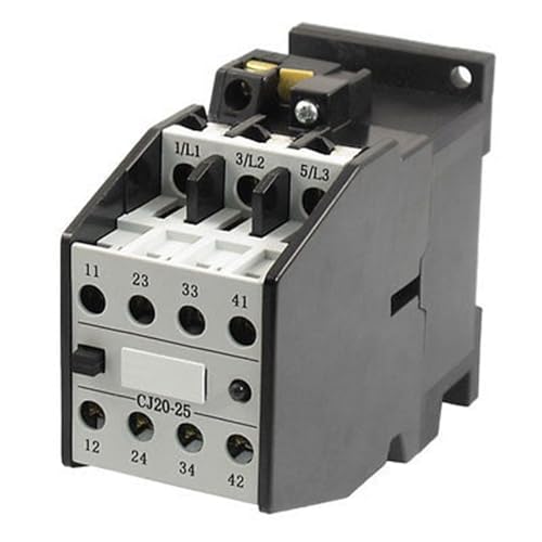 CJ20-25 Spulenspannung 24 V 25 A 3 Pole 2NO 2NC 35 mm Montageschiene AC-Schütz 1 Stücke CJ20-25 Spulenspannung 24 V 25 A 3 Pole 2NO 2NC 35 mm Montageschiene AC-Schütz 1 Stücke von JGODGQPM